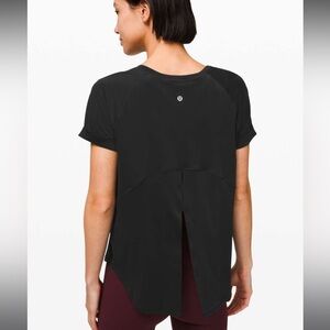 Lululemon Open Up Tie Back Tee